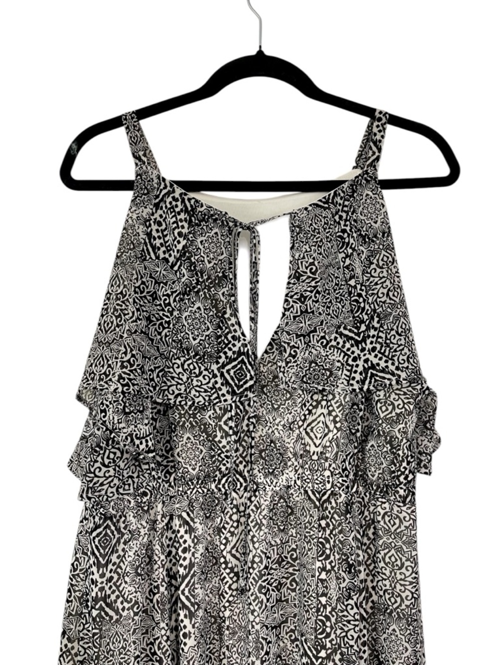 Torrid 1 Black And White Maxi Dress - Picture 5 of 9